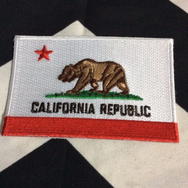 PATCH- "CALIFORNIA REPUBLIC" STATE FLAG 2