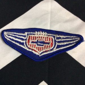 PATCH CHEVY WINGS BLUE RED *deadstock 1