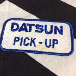 PATCH DATSUN PICK-UP BLUE *deadstock 1