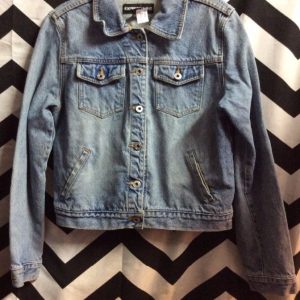 LITTLE CROPPED DENIM JACKET SMALL FIT 1