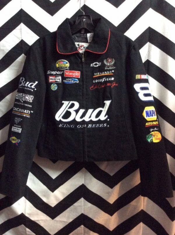 budweiser racing apparel