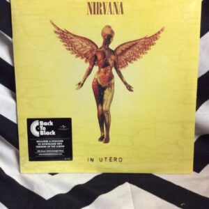 Photo detail:BW VINYL RECORD - NIRVANA - IN UTERO