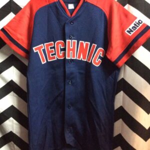 Photo detail:VINTAGE JAPANESE BASEBALL JERSEY – TECHNIC – NATIONAL – #20