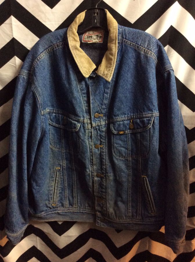 CLASSIC LEE STORM RIDER DENIM JACKET FULLY BLANKET LINED 1