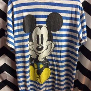 MICKEY MOUSE T SHIRT STRIPED DISNEY 1