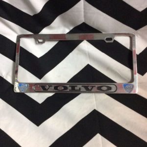 LICENSE PLATE COVERS- VOLVO 1