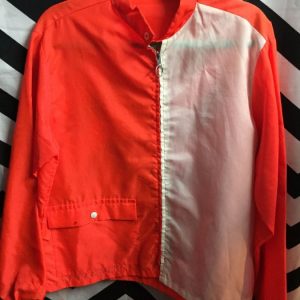 Orange and White 50s Racer jacket 2