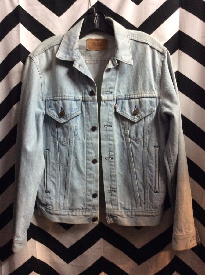 Levis Denim Jacket Perfect Bleach Washed Blue | Boardwalk Vintage