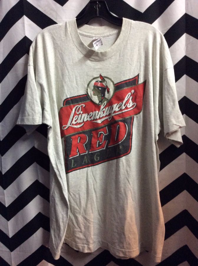 T-shirt Leinenkugel’s Red Lager Screen Printed Front Graphic ...