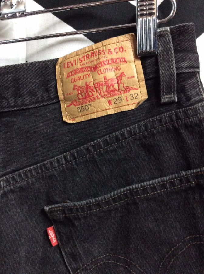 Faded Levis 550 Denim Cutoff Shorts | Boardwalk Vintage