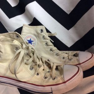 Off White Converse high tops Size 7.5 womens 1