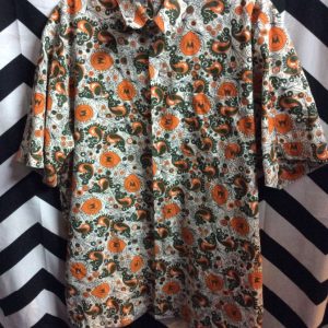 RETRO SS BD FUNKY PRINTED COTTON SHIRT 2