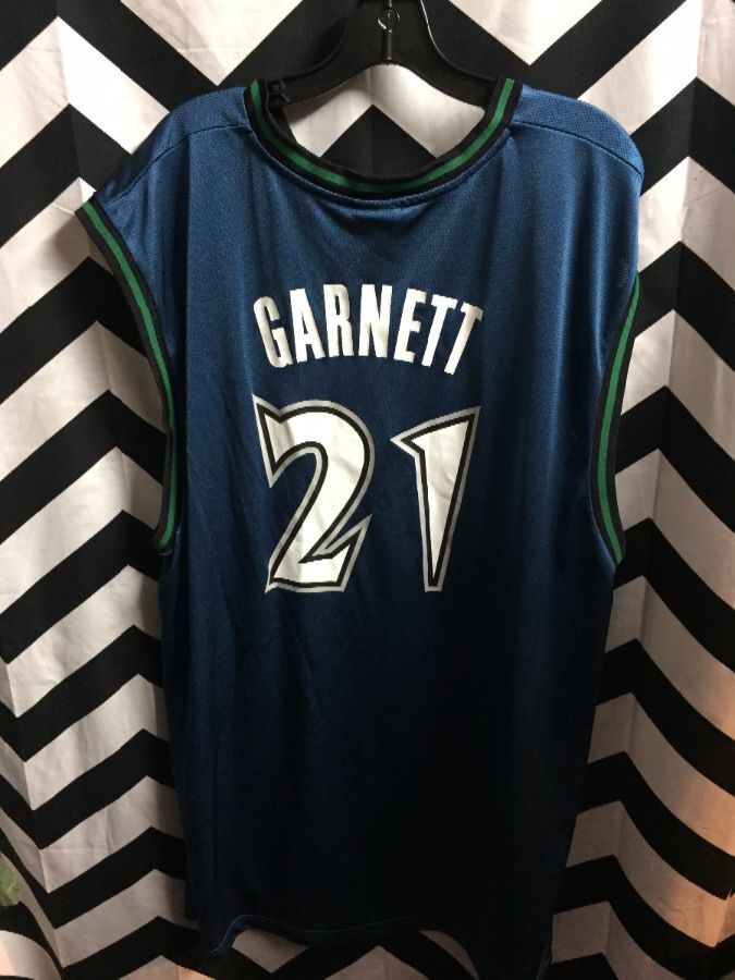 Vintage NBA Minnesota Timberwolves Kevin Garnett 21 Champion