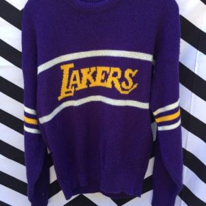 PULLOVER KNIT SWEATER LOS ANGELES LAKERS CLIFF ENGLE 1