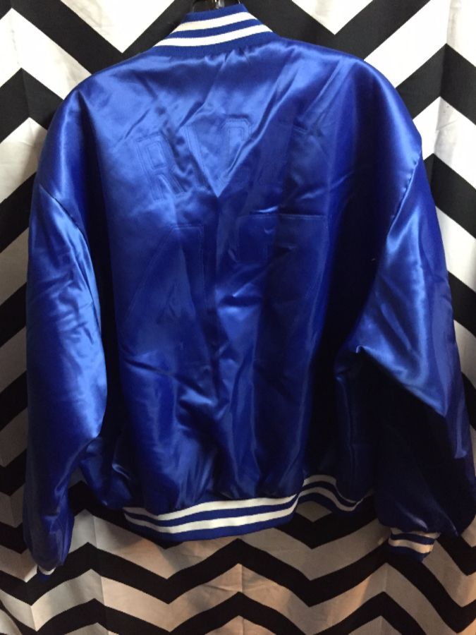 Mlb Los Angeles Dodgers Satin Button-up Jacket