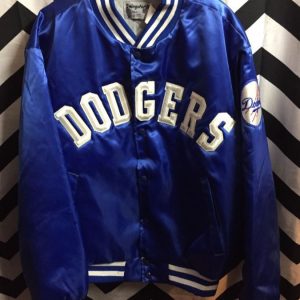 MLB Los Angeles Dodgers Satin button up jacket 1