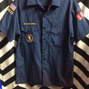 SS BD BOY SCOUTS SHIRT WITH CALIFORNIA PATCH 1