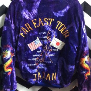 Puffy Velvet Far East Tour Souvenir Bomber Jacket 1