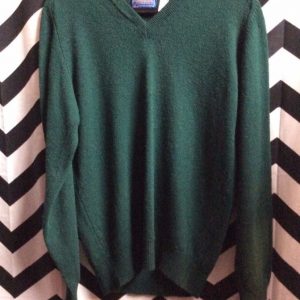 WOOL SWEATER V NECK SOLID 1