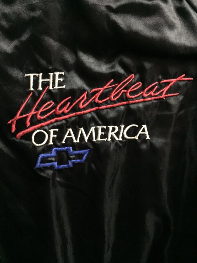 Chevy Heartbeat Of America Satin Jacket Boardwalk Vintage