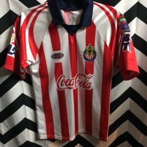 Photo detail:STRIPED SOCCAR JERSEY GUADALAJARA  COCA COLA