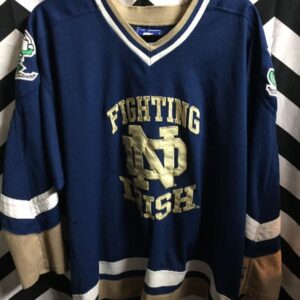 Photo detail:NCAA NOTRE DAME FIGHTING IRISH JERSEY