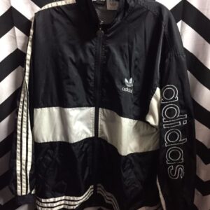 Photo detail:ADIDAS COLOR BLOCK TRI-FOLD BACK GRAPHIC WINDBREAKER