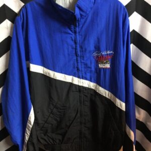 Photo detail:NASCAR DUSTY WALLACE #2 MILLER RACING COLOR BLOCK DESIGN WINDBREAKER