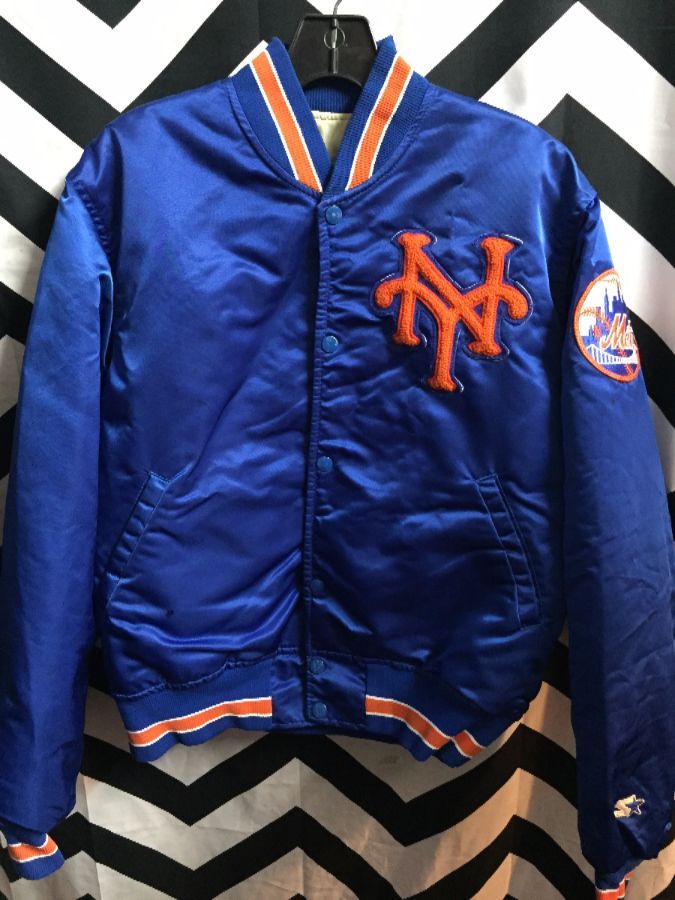 MLB New York Mets Button up Starter Jacket as-is 2