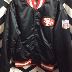 Photo detail:NFL SAN FRANCISCO 49ERS SATIN BUTTON-UP JACKET