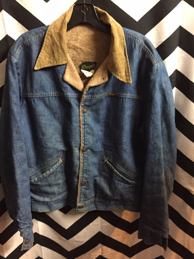 vintage wrangler corduroy jacket