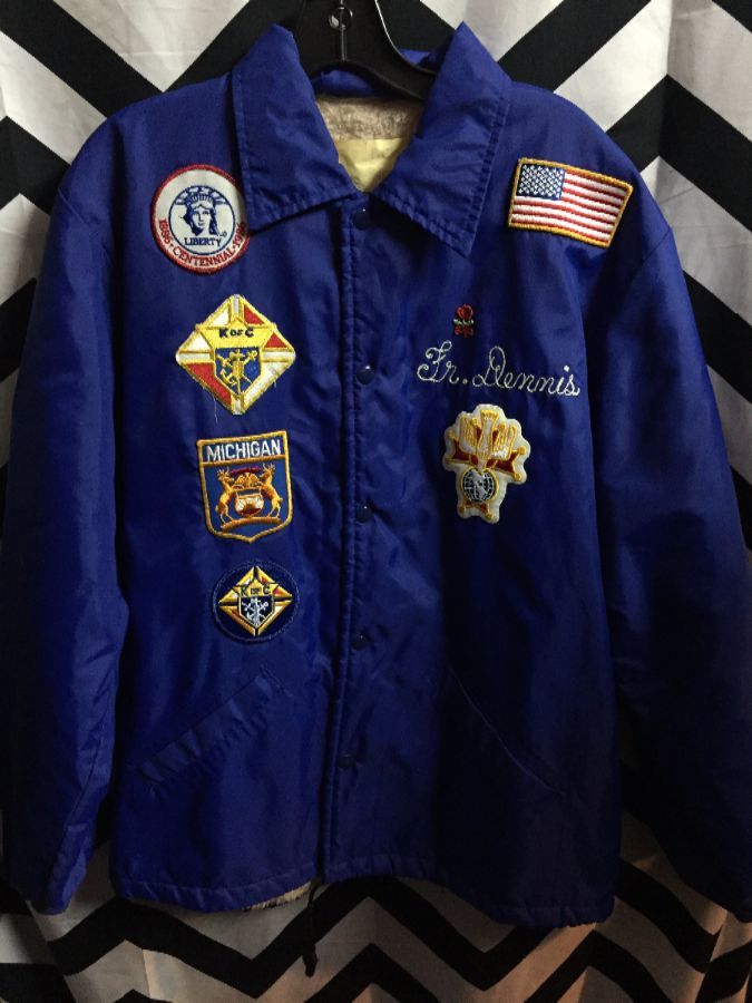 KNIGHTS OF COLUMBUS JACKET FRONT PATCHES 1