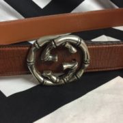 Gucci Belt W/gg Bamboo Design Buckle | Boardwalk Vintage