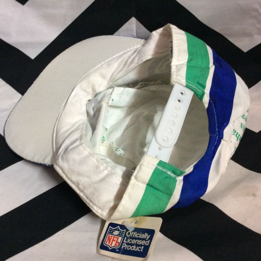 Nfl Seahawks Painter Style Hat W/snap Back & Soft Cotton | Boardwalk ...