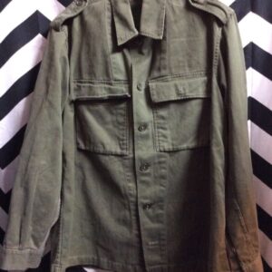 Photo detail:1970'S MILITARY STYLE SHIRT/JACKET LIGHTWEIGHT