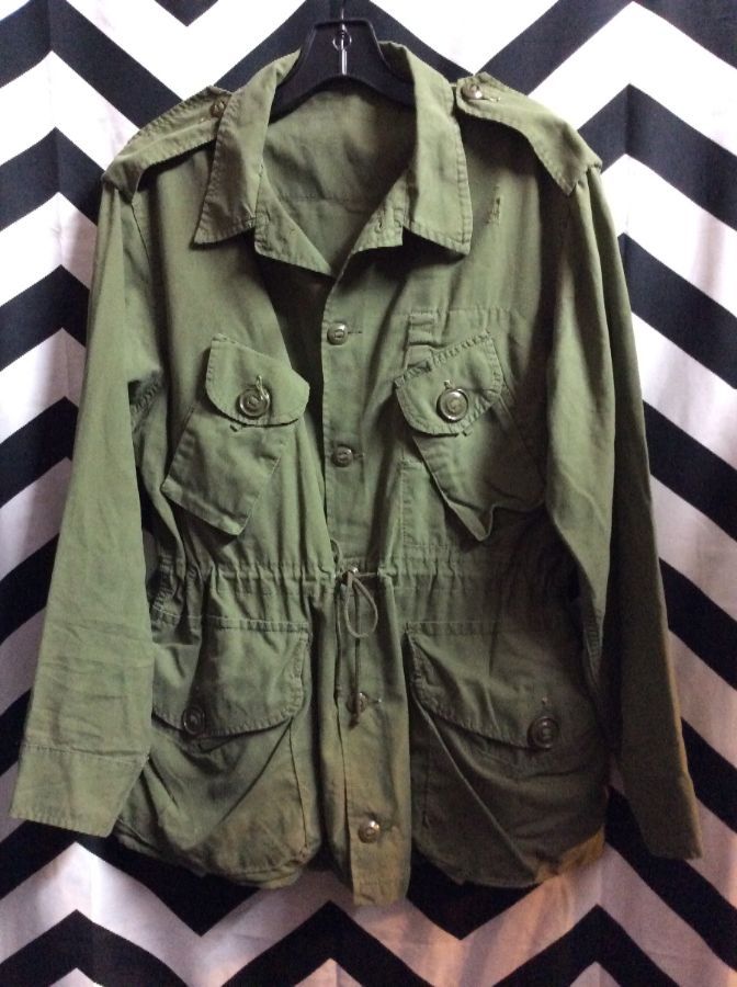 70'S MILITARY ISSUED JACKET W/ DRAWSTRING 1