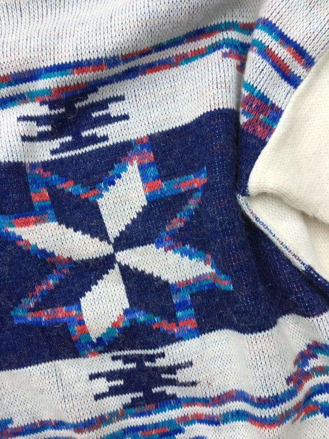 Navajo Pattern Knit Pullover Sweater | Boardwalk Vintage