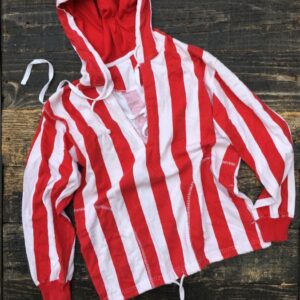 Photo detail:LIGHTWEIGHT VERTICAL STRIPED PULLOVER HOODIE