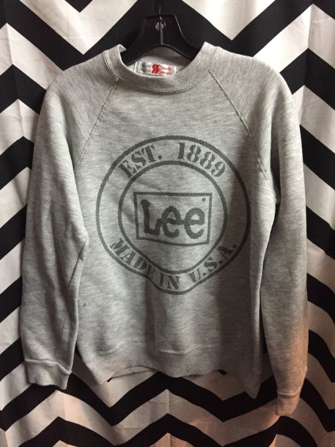 THICK COZY LEE PULLOVER SWEATSHIRT AS-IS 2