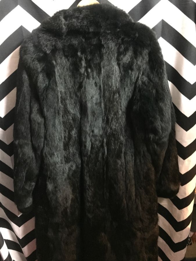 1980’s Fur Coat W/silk Lining | Boardwalk Vintage