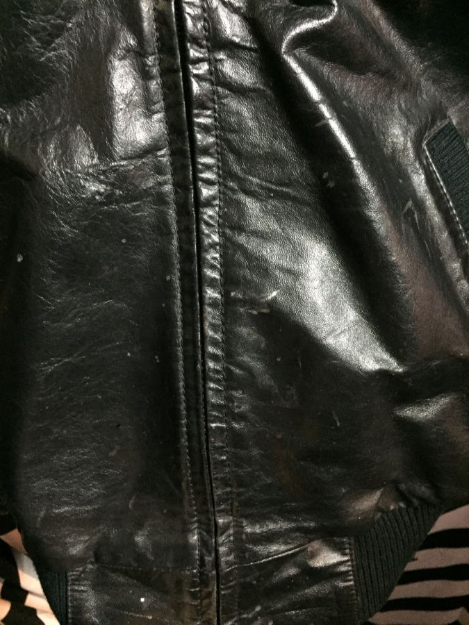 Leather Zip-up Members Only Jacket | Boardwalk Vintage