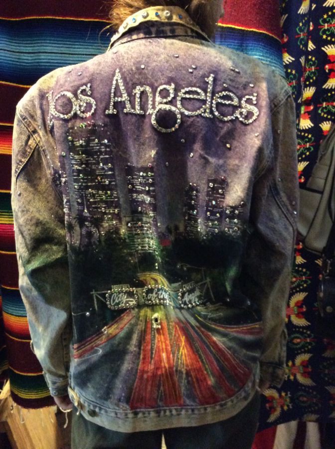 Tony Alamo Los Angeles Airbrushed & Embellished Denim Jacket ...