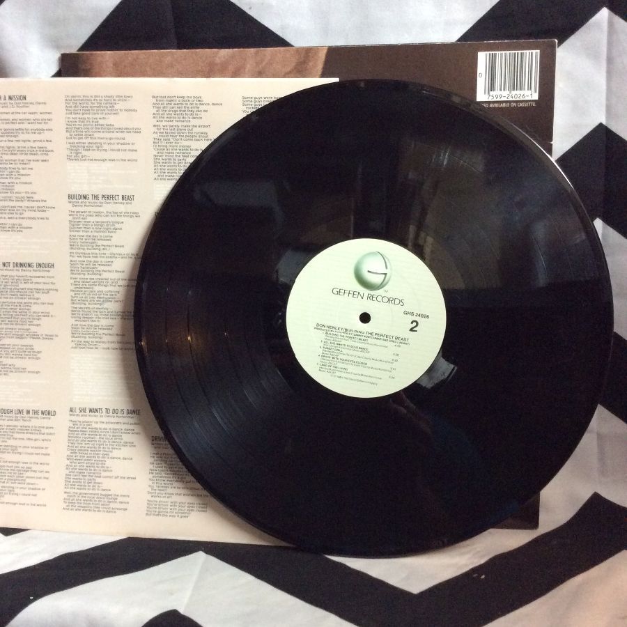 Vinyl Record Don Henley – Building The Perfect Beast | Boardwalk Vintage