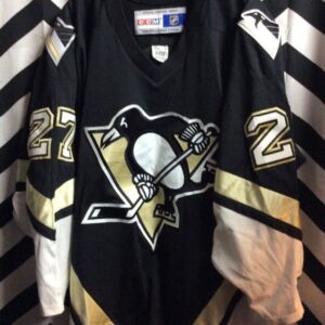 Photo detail:PITTSBURGH PENGUINS #27 LARAQUE SIGNED HOCKEY JERSEY