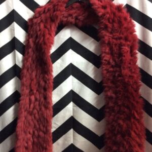 Photo detail:KNIT SCARF SUPER SOFT FAUX FUR