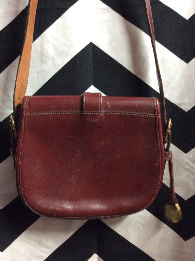 Dooney & Bourke Bag Leather W/adjustable Strap | Boardwalk Vintage