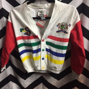 Photo detail:CARDIGAN POCO W/PRIMARY COLORS