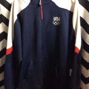 Photo detail:1/4 ZIP-UP 2012 USA OLYMPICS PULLOVER SWEATSHIRT