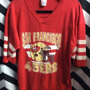 Photo detail:NFL SAN FRANCISCO 49ER'S T-SHIRT FOOTBALL JERSEY