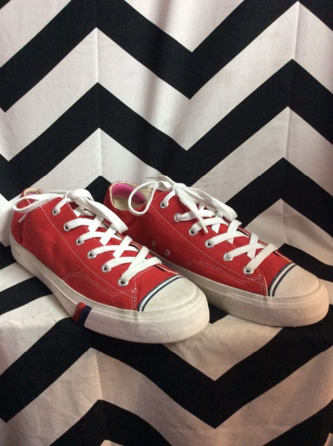 PRO KEDS RED ATHLETIC LACE UP SHOES 1